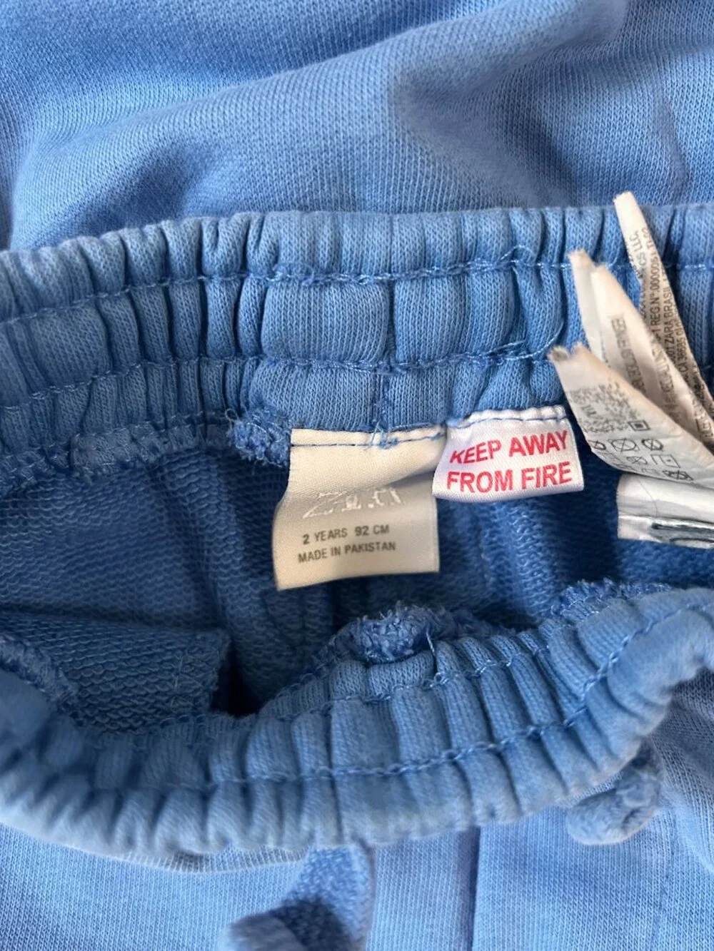 H&M Todder boy/girl 2T Silver Lake LA Sweatsuit Blue Matching Set GOOD